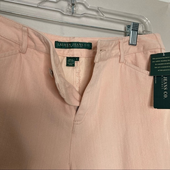 Ralph Lauren Jeans Co Pale Peach High Waisted Jeans - Picture 8 of 13